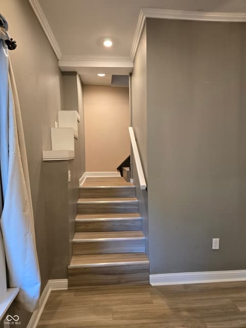 Stairs — 2134 Bellefontaine Street, Indianapolis, IN