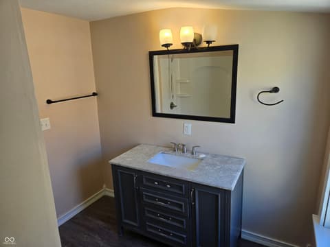 Bathroom at 2134 Bellefontaine Street, Indianapolis, IN