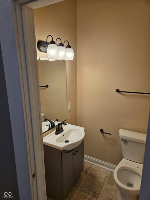 Bathroom at 2134 Bellefontaine Street, Indianapolis, IN