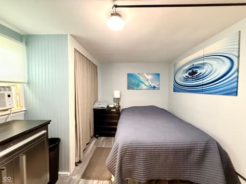 Primary bedroom at 706.5 John Street, Crawfordsville, IN