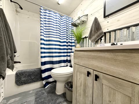 Bathroom at 706.5 John Street, Crawfordsville, IN