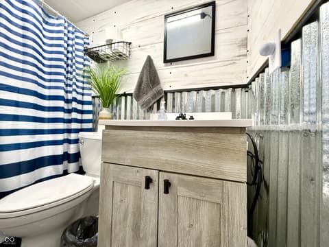 Bathroom at 706.5 John Street, Crawfordsville, IN