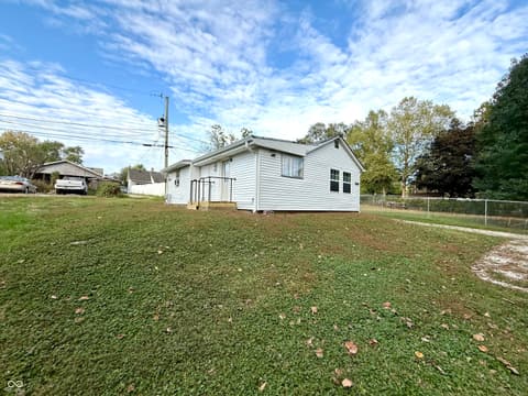 Side exterior at 706.5 John Street, Crawfordsville, IN