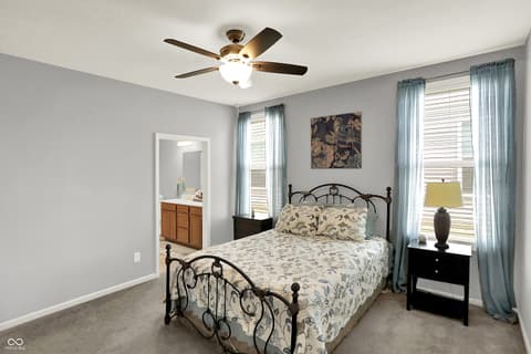 Primary bedroom at 4585 Mimosa Drive, Plainfield, IN