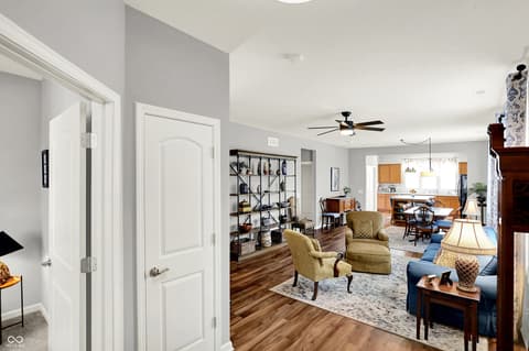 Living room at 4585 Mimosa Drive, Plainfield, IN
