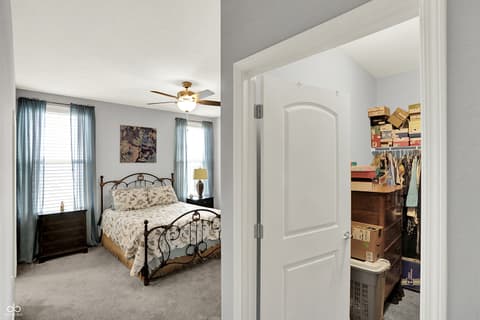 Primary bedroom at 4585 Mimosa Drive, Plainfield, IN