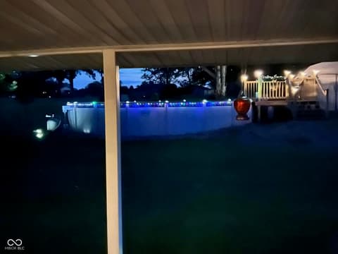 Outdoor living area at 9 Locksley Court, Bedford, IN
