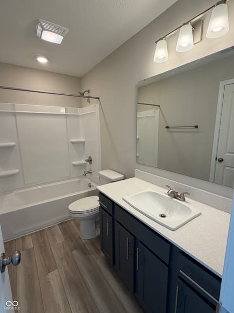 Bathroom at 1087 Lake Court, Shirley, IN