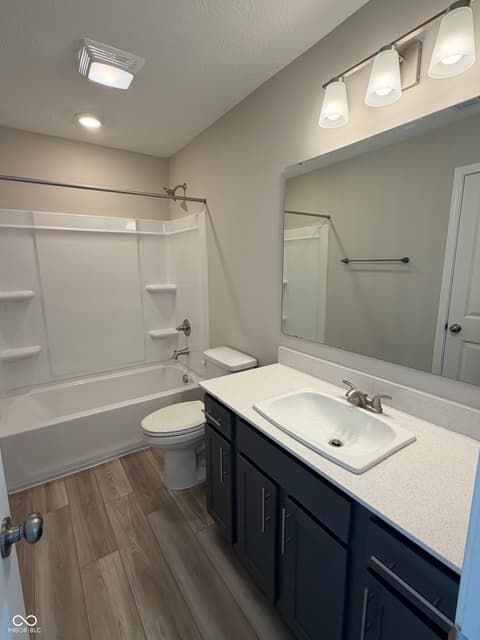 Bathroom at 1087 Lake Court, Shirley, IN