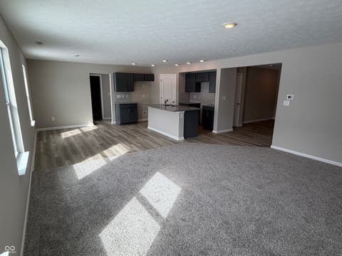 Living room at 1087 Lake Court, Shirley, IN