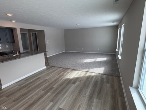 Living room at 1087 Lake Court, Shirley, IN