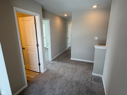 Hallway at 1087 Lake Court, Shirley, IN