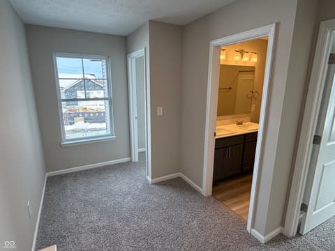 Hallway at 1087 Lake Court, Shirley, IN