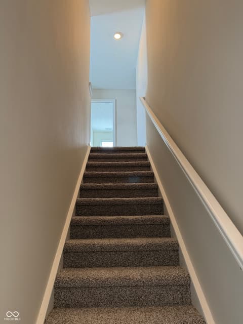 Stairs — 1087 Lake Court, Shirley, IN