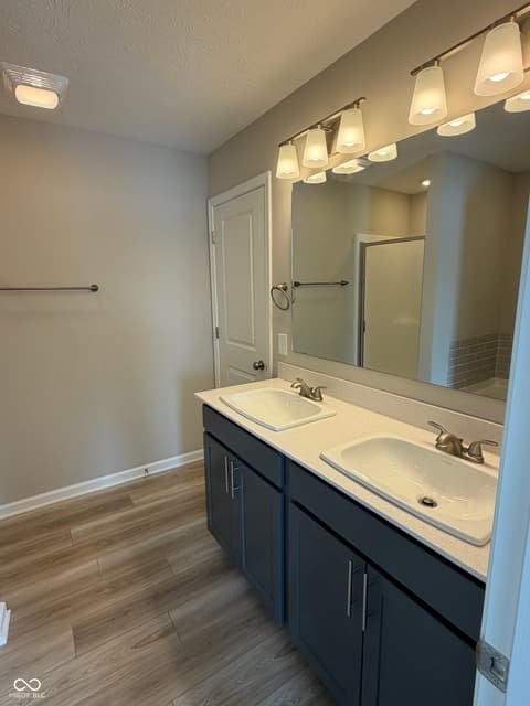 Bathroom at 1087 Lake Court, Shirley, IN