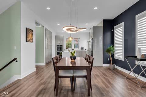 Dining room at 1540 Central Avenue, Indianapolis, IN