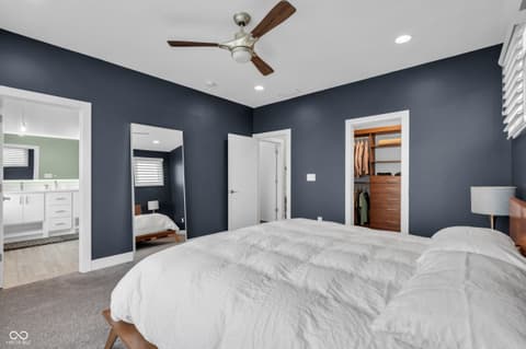 Bedroom at 1540 Central Avenue, Indianapolis, IN