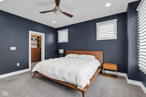 Bedroom at 1540 Central Avenue, Indianapolis, IN