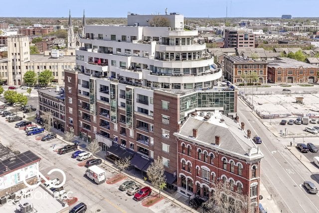 Aerial view at 333 Massachusetts Avenue, Indianapolis, IN