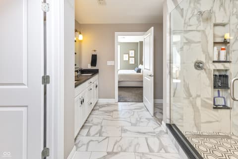 Primary bathroom at 333 Massachusetts Avenue, Indianapolis, IN