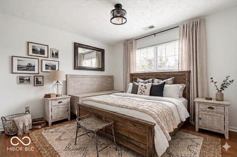 Bedroom at 6534 Miramar Court, Indianapolis, IN