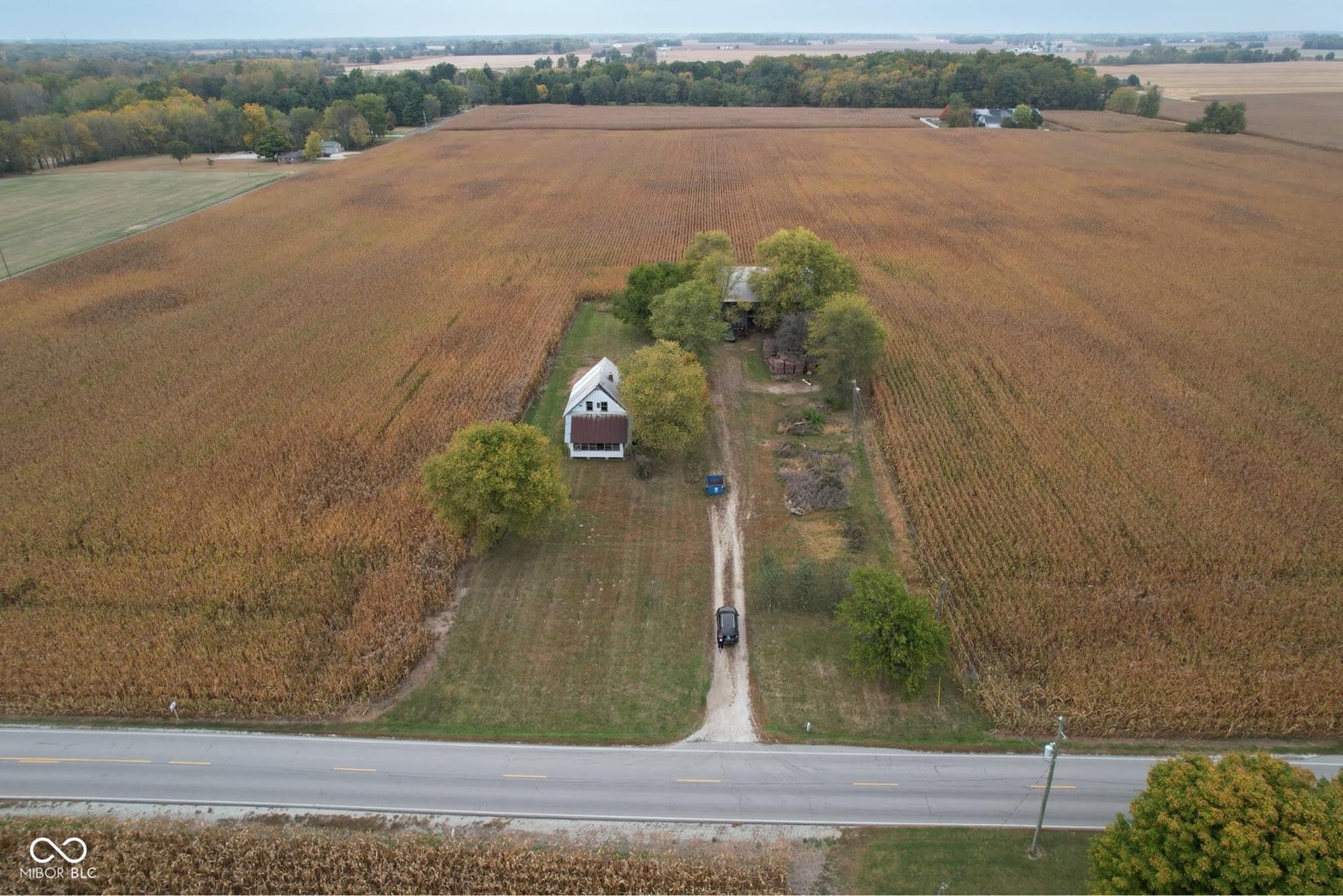 Aerial view at 10202 E 266th Street, Arcadia, IN