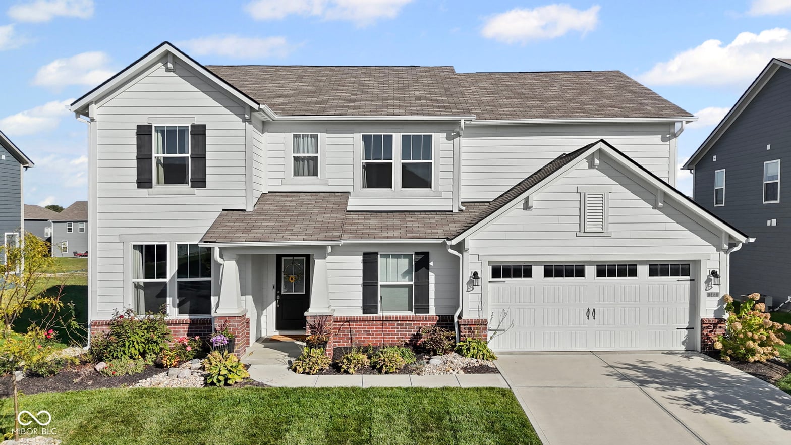 Front exterior at 2433 S Copperstone Drive, New Palestine, IN