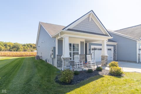 Front exterior at 4611 Bethel Cove Drive, Indianapolis, IN