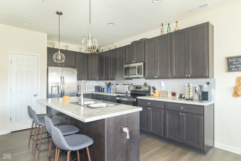 Kitchen at 4611 Bethel Cove Drive, Indianapolis, IN