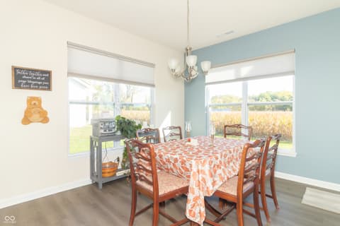 Dining room at 4611 Bethel Cove Drive, Indianapolis, IN