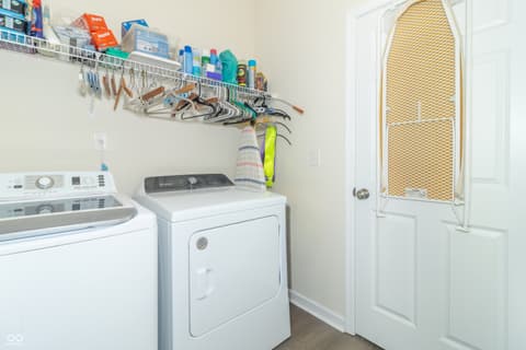 Laundry room at 4611 Bethel Cove Drive, Indianapolis, IN