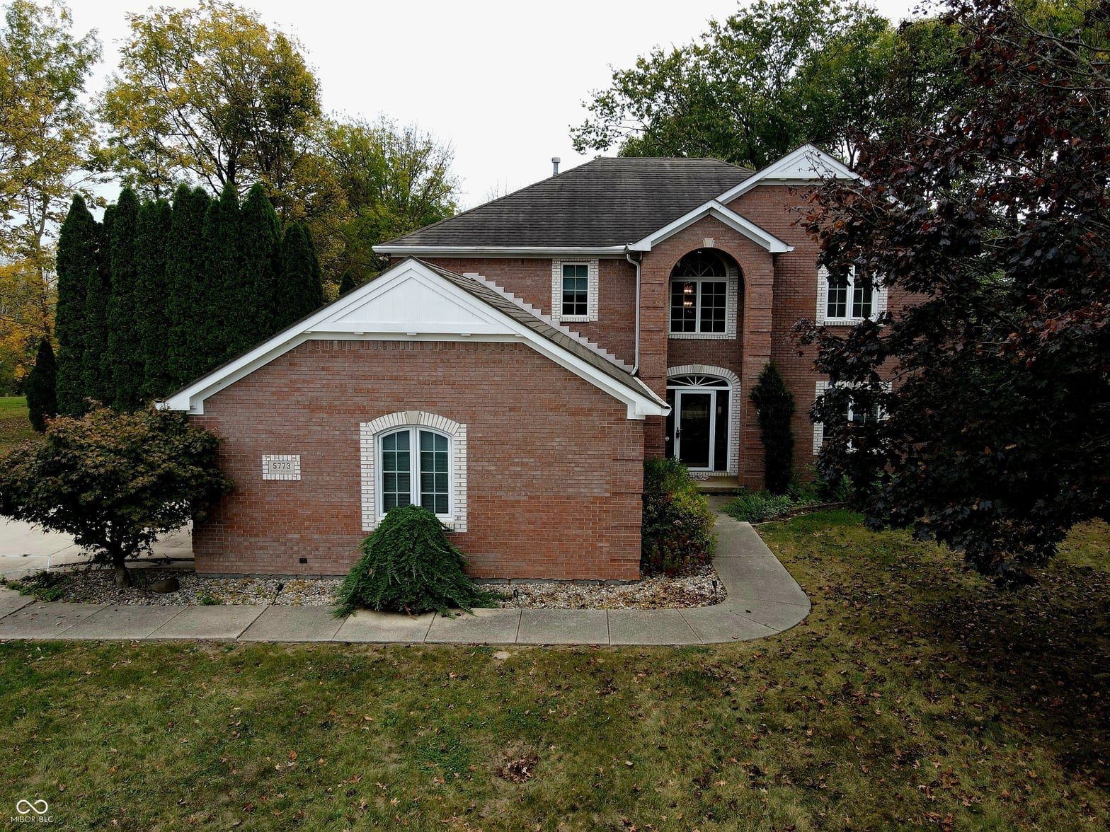 Front exterior at 5773 Station Hill Drive, Avon, IN