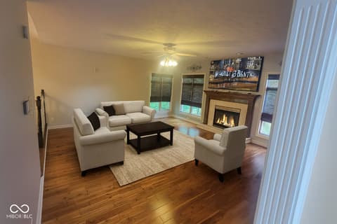 Living room at 5773 Station Hill Drive, Avon, IN