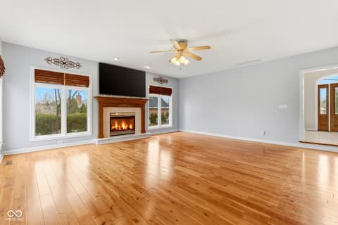 Living room at 5773 Station Hill Drive, Avon, IN