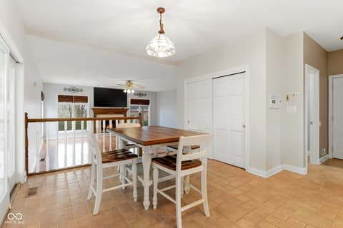 Dining room at 5773 Station Hill Drive, Avon, IN
