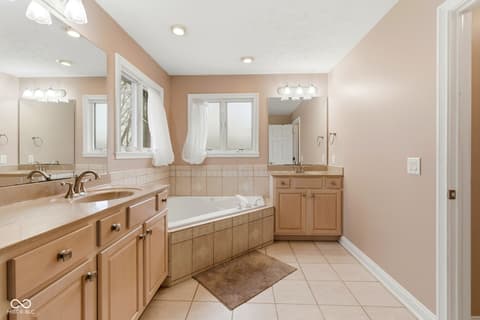Bathroom at 5773 Station Hill Drive, Avon, IN