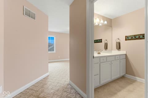 Bathroom at 5773 Station Hill Drive, Avon, IN