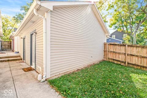 Side exterior at 1205 Sturm Avenue, Indianapolis, IN
