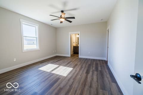 Primary bedroom at 106 Pin Oak Road, Spencer, IN