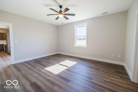 Primary bedroom at 106 Pin Oak Road, Spencer, IN
