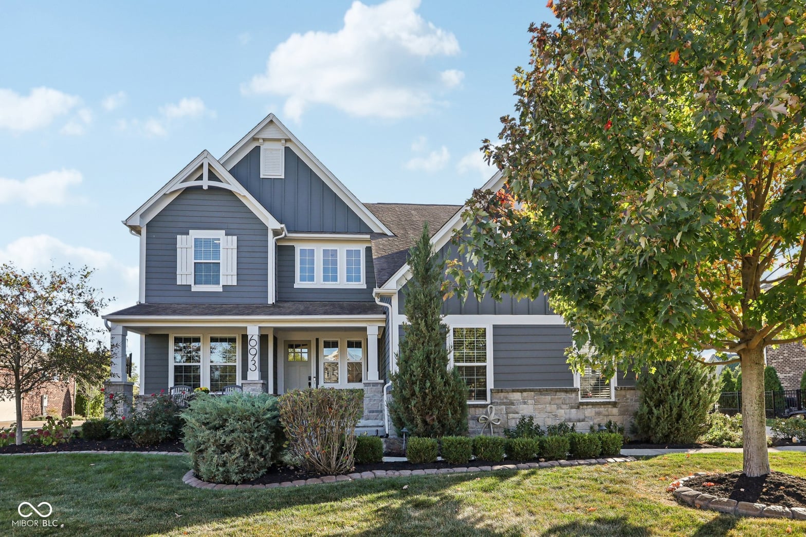 Front exterior at 693 McNamara Court, Carmel, IN