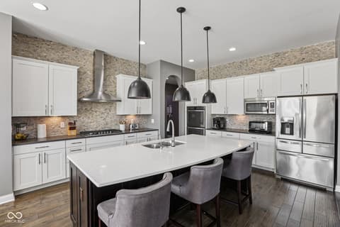 Kitchen at 693 McNamara Court, Carmel, IN