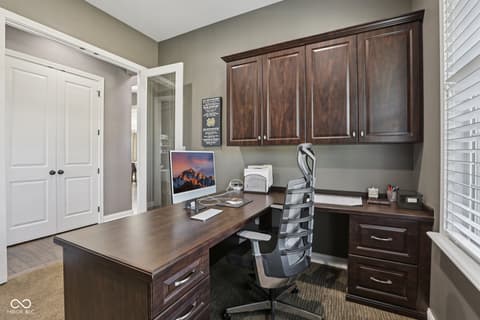 Home office at 693 McNamara Court, Carmel, IN