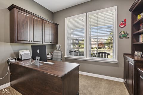 Home office at 693 McNamara Court, Carmel, IN