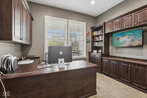 Home office at 693 McNamara Court, Carmel, IN