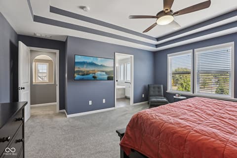 Bedroom at 693 McNamara Court, Carmel, IN