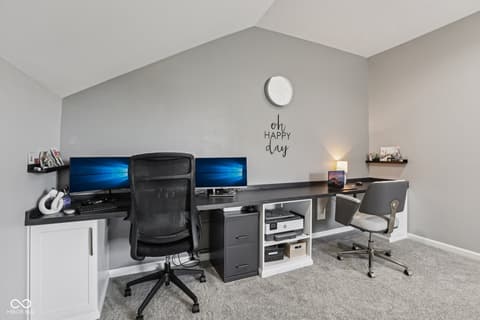 Home office at 693 McNamara Court, Carmel, IN