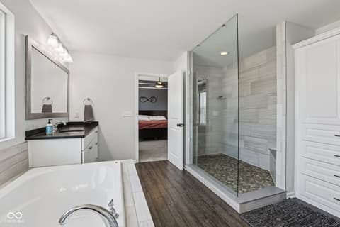 Bathroom at 693 McNamara Court, Carmel, IN