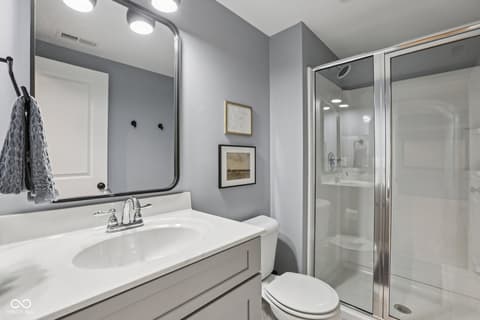 Bathroom at 693 McNamara Court, Carmel, IN
