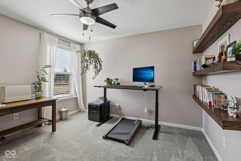 Home office at 693 McNamara Court, Carmel, IN